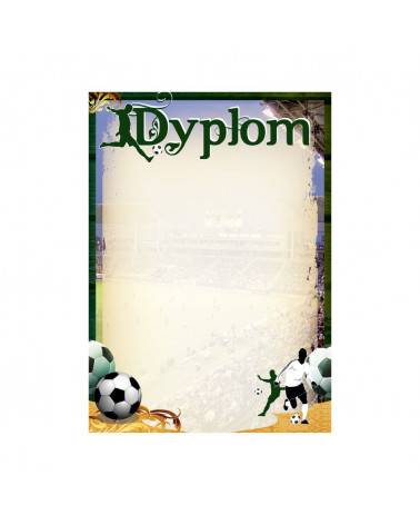 Dyplom MD142 25 szt piłka nożna