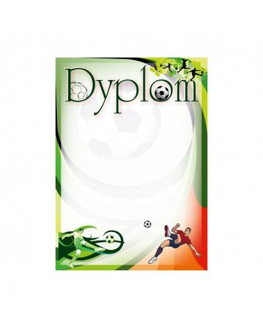 Dyplom MD143 25 szt piłka nożna