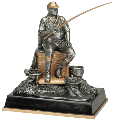 Statuetka RE140-1 wędkarz ryba