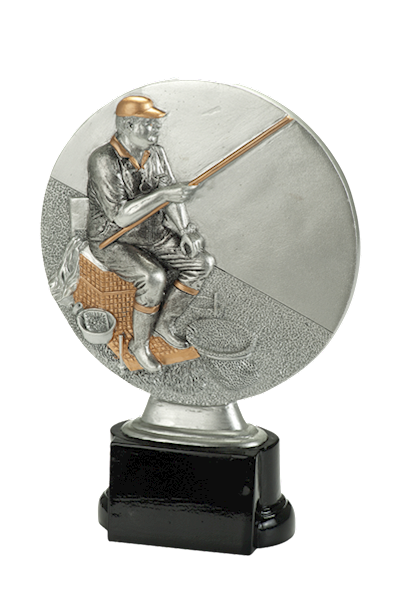 Statuetka RE094-1 wędkarz ryba