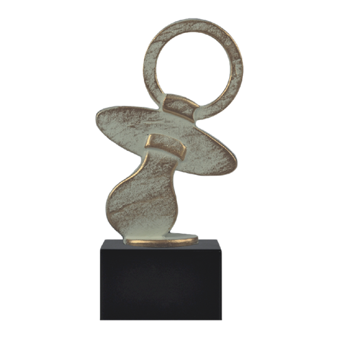 Statuetka metalowa smoczek