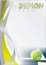 Dyplom DYP264 25 szt - tenis