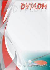 Dyplom DYP267 25 szt - tenis
