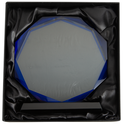 Statuetka szklana W463 czerwona