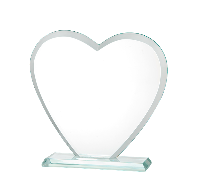 Statuetka szklana W610 serce