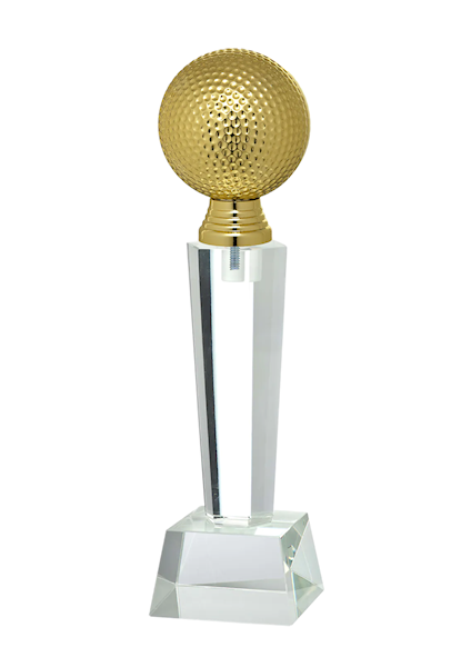 Statuetka szklana W682 golf  ETUI