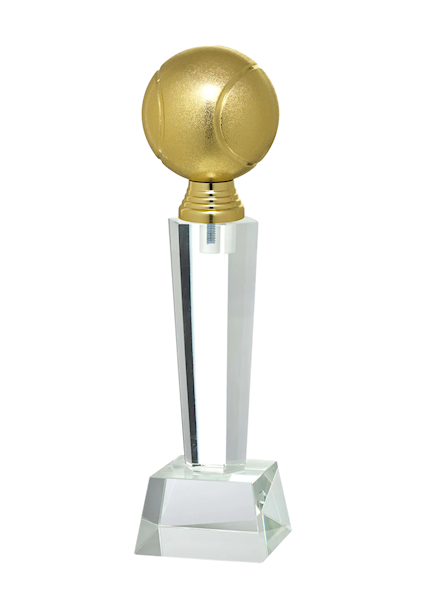 Statuetka szklana W682 tenis ETUI