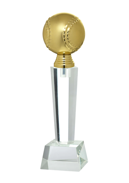 Statuetka szklana W682 baseball ETUI