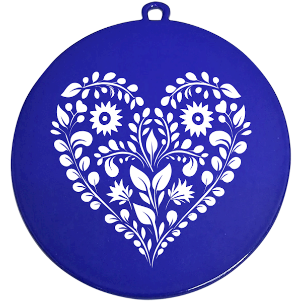 Medal stalowy DU7001 blue nadruk UV