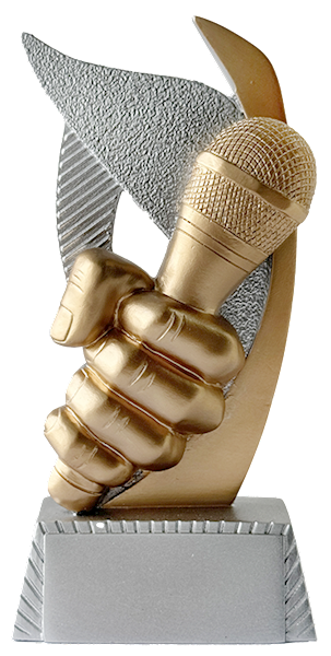 Statuetka RF85690 muzyka mikrofon