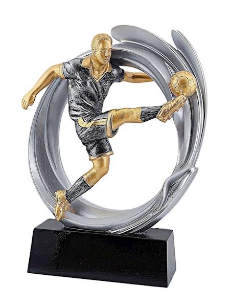 Statuetka DRX002 piłka nożna strzelec