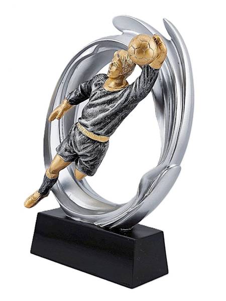 Statuetka DRX003 piłka nożna bramkarz