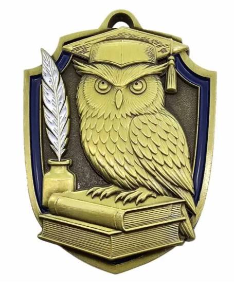 Medal M150 sowa nauka