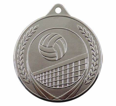 Medal ME621 srebrny piłka ręczna