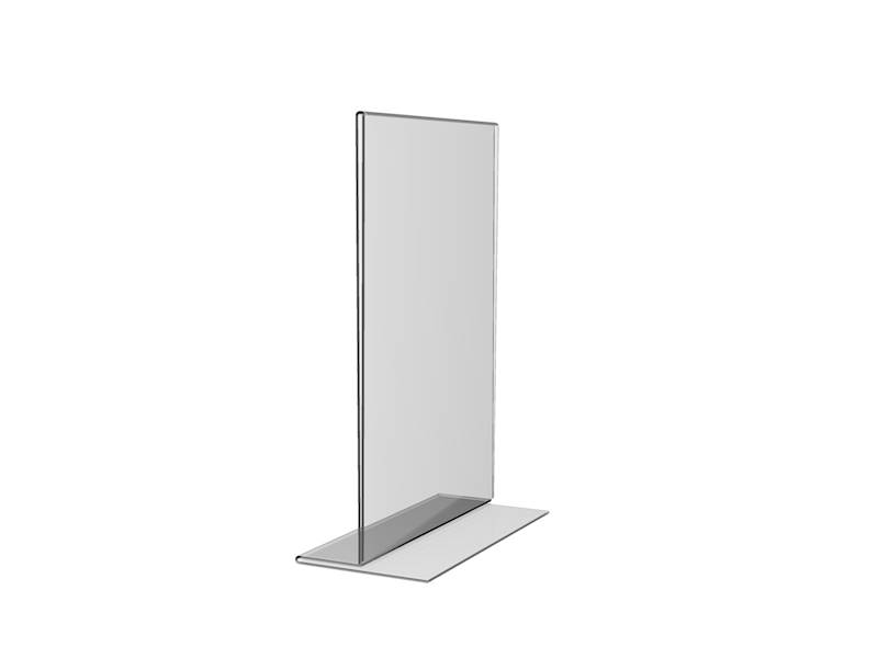 Stojak na menu A5 pionowy  plexi 2 mm bezbarwna