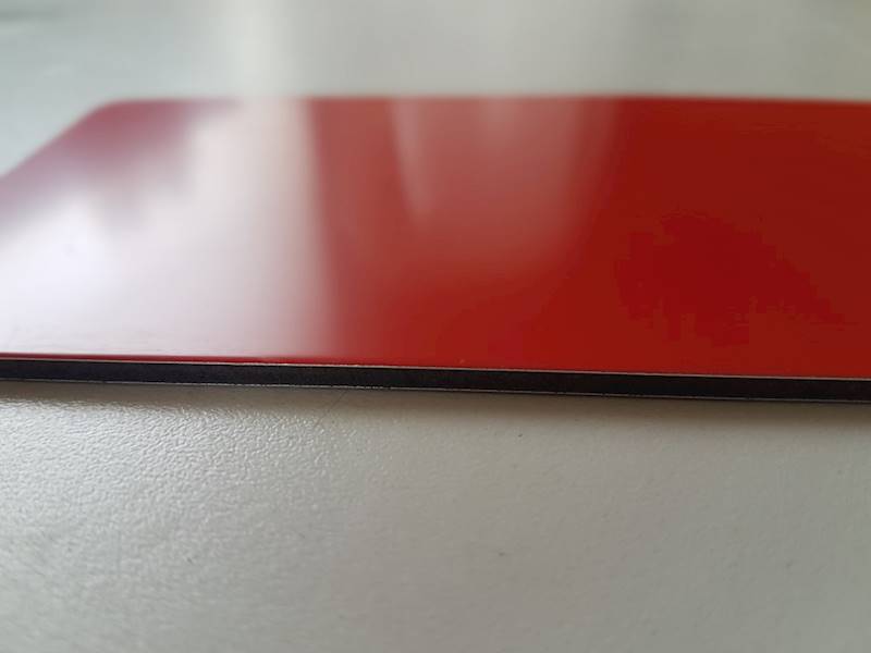 PŁYTA KOMPOZYTOWA czerwony m/p 3mm x0,3x1500x4050