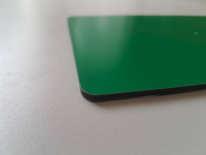 PŁYTA KOMPOZYTOWA zielony/zielony m/p 0,21mm  3x1500x4050 mm