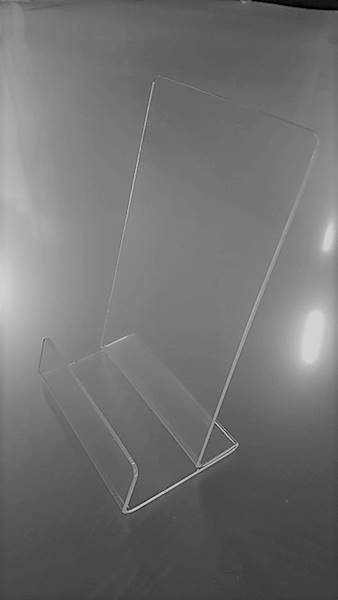 STOJAK DL (210x100x30mm) na ulotki plexi bb 2mm