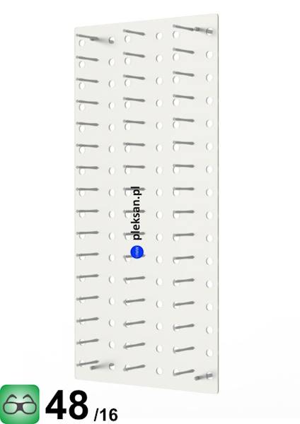 EKSPOZYTOR ONE STAND  48/16 opraw,590x1190mm • EKSPOZYTOR ONE STAND 48/16 opraw,590x1190mm • KOLOR: 02 BIAŁY • MOCOWANIE: Kołki do pustych przestrzeni