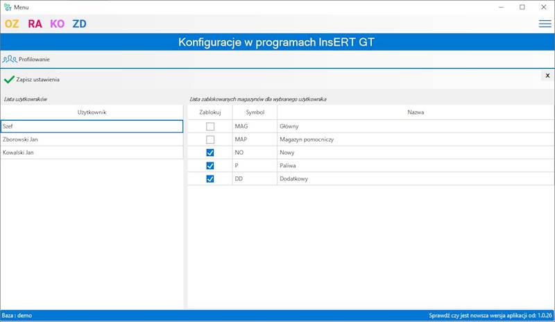 Do GT - dodatek do programów z linii InsERT GT - abonament 12 miesięcy - 1 stanowisko