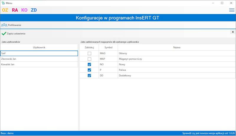 Do GT - dodatek do programów z linii InsERT GT - abonament 12 miesięcy - 3 stanowiska