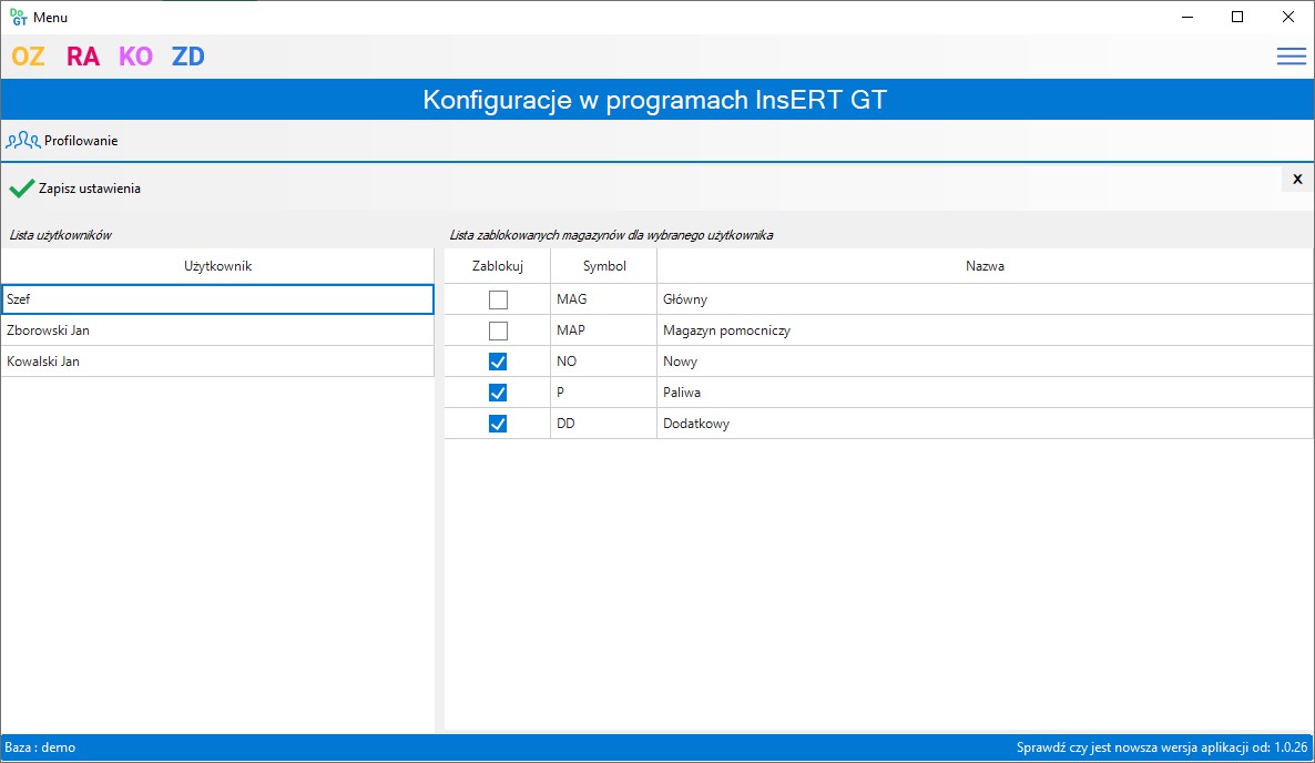 Do GT - dodatek do programów z linii InsERT GT - abonament 12 miesięcy - 2 stanowiska