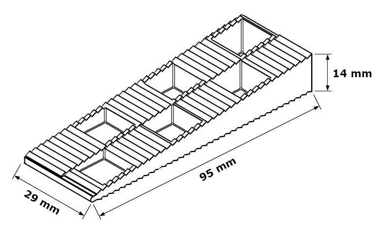 Zestaw klinów montażowych 200 szt. (90S, 60M, 50L)