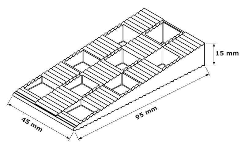 Zestaw klinów montażowych 200 szt. (90S, 60M, 50L)