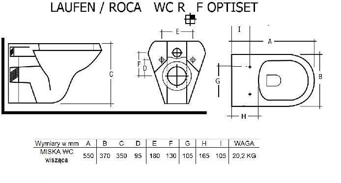 Roca/Laufen WC ROF OPTISET 8201440000001