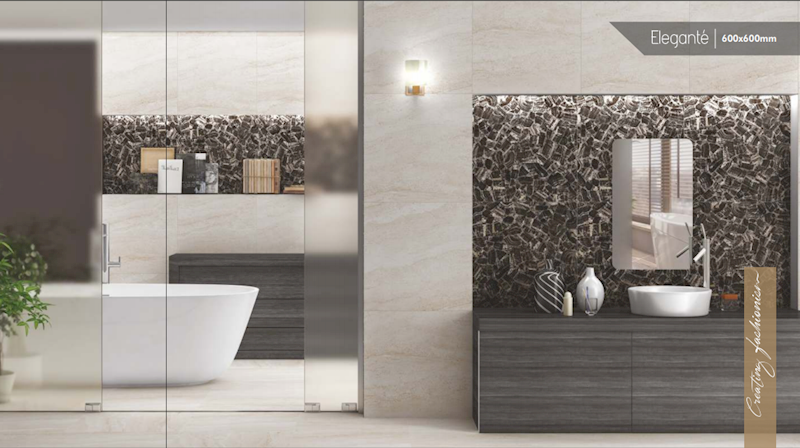 PŁ. ŚĆ. 60 X 60 QUTONE ELEGANTE PRETIO NERO 4003