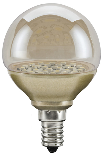 ŻAR. LED PAULM E14 2,3W KULA GOLD 280.80