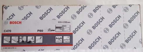 Papier ścierny BOSCH arkusz 93 x 180mm C470 P320
