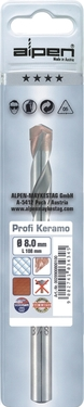 Wiertło ALPEN Profi Keramo fi 10,0mm L120/80mm