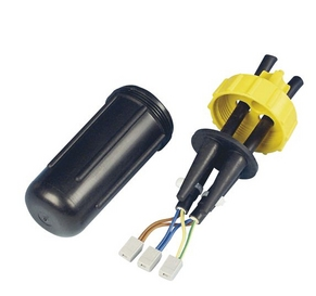 Tuleja nasadowa Ip68 4 X 5-14 Mm czarna / żółta