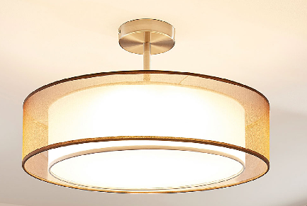Lampa sufitowa E27 SPARKSOR czar/bia  (SP02)