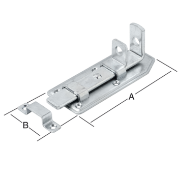 VORMANN rygiel do drzwi 140x56x2,0mm