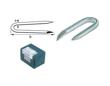 SUKI Zacisk drutowy 3,8 x 38 mm, 1000g stal ocynk