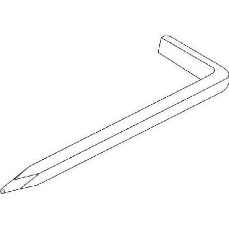 HSI gwóżdź haczykowy 30mm 100szt/op