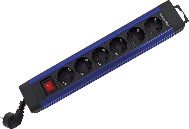 Listwa zasilająca REV 6-gniazd, z KS