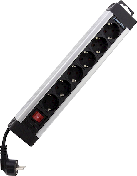 Listwa zasilająca REV 6-gniazd, z KS