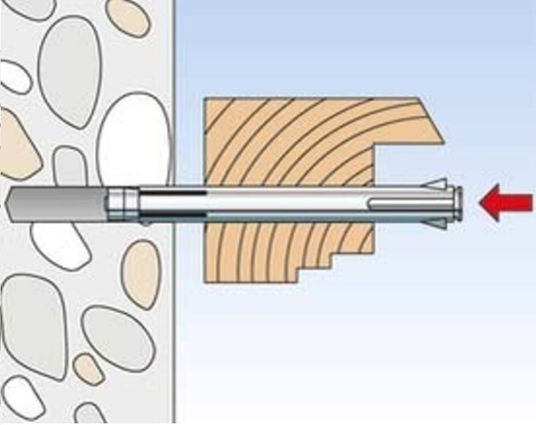 Fischer 88672 Kołek ramowy, metalowy F 10 M 92x10