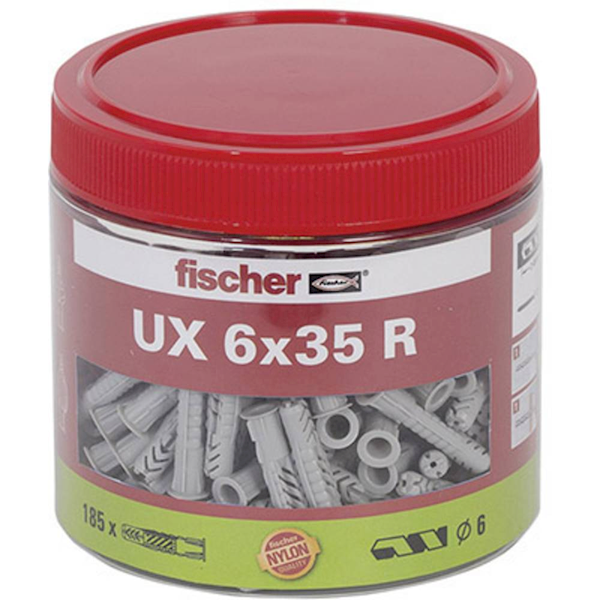 Fischer 531027 Kołek uniwersalny UX 6x35 R 185 szt