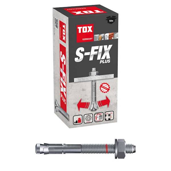 TOX Kotwa śrubow S-Fix Plus M10x100/20+33 mm 50szt