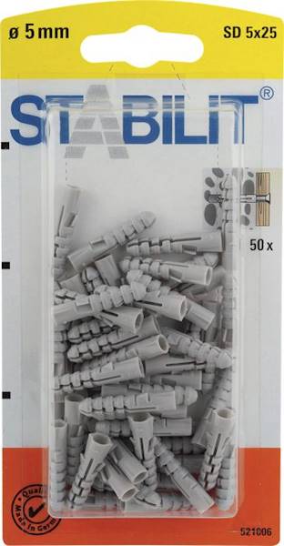 STABILIT Kołki rozporowe 5x25mm 50szt/op.
