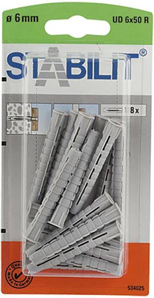 STABILIT Kołki rozporowe 6x50mm 18szt/op.