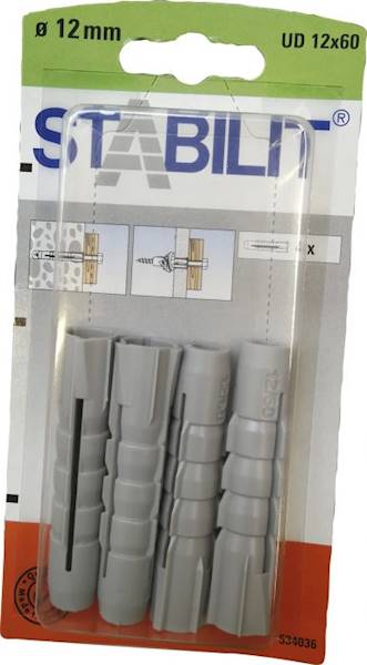 STABILIT Kołki rozporowe 12x60mm 4szt/op.