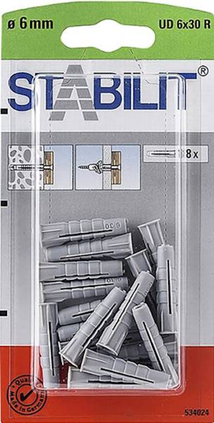 STABILIT Kołki rozporowe 6x30mm 18szt/op.