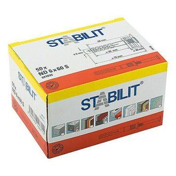 STABILIT kołek uniwersalny + śruba 6/60mm 50szt/op