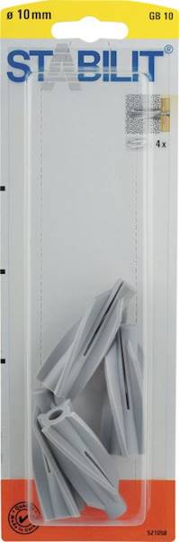 STABILIT Kołek do betonu komórkowego 10x55mm, 4szt