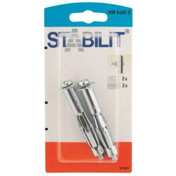 STABILIT Kołek metalowy 6x65mm 2szt/op
